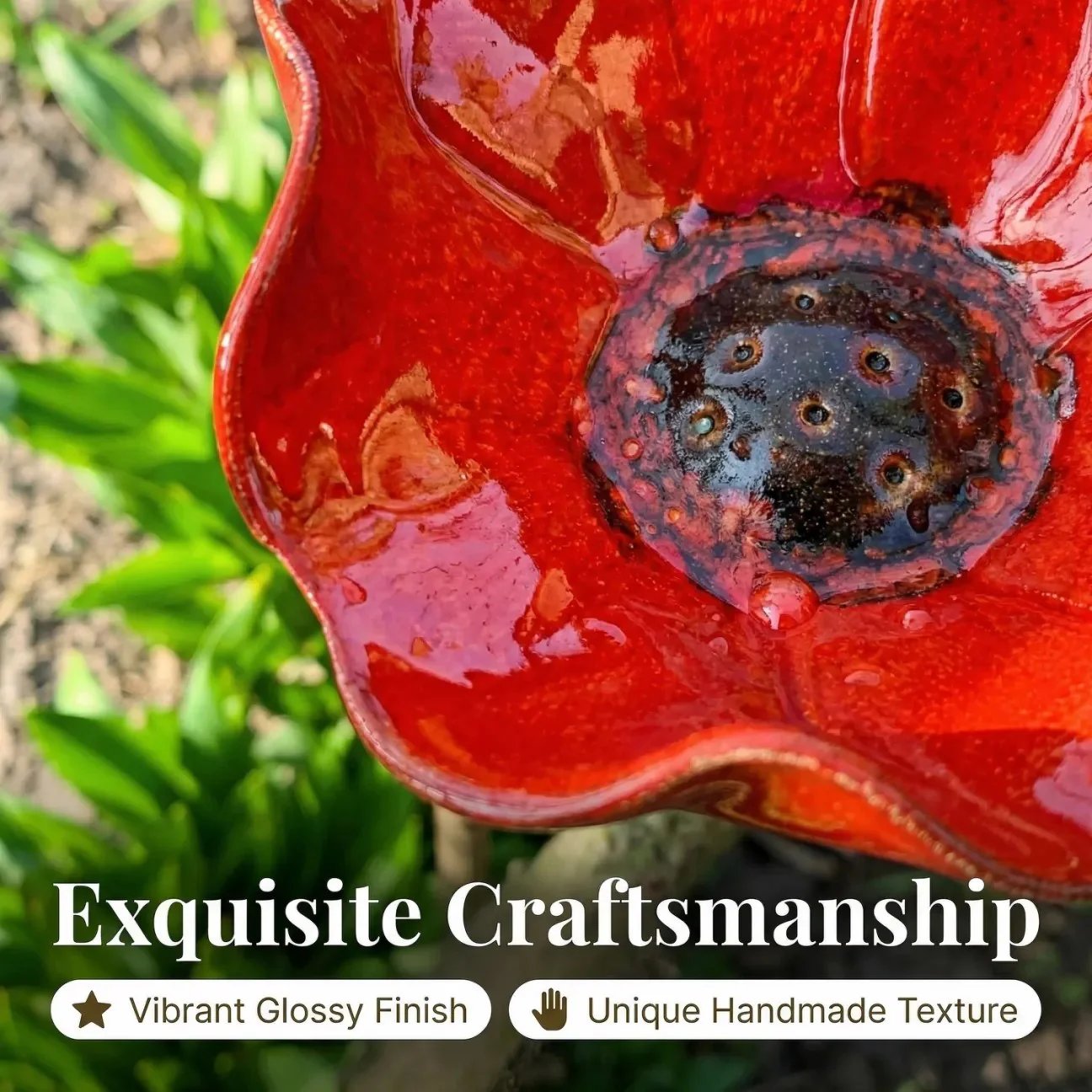 🔥Letzter Tag: 60 %-Handgefertigter Blumenstecker aus Metall für den Garten 🐦