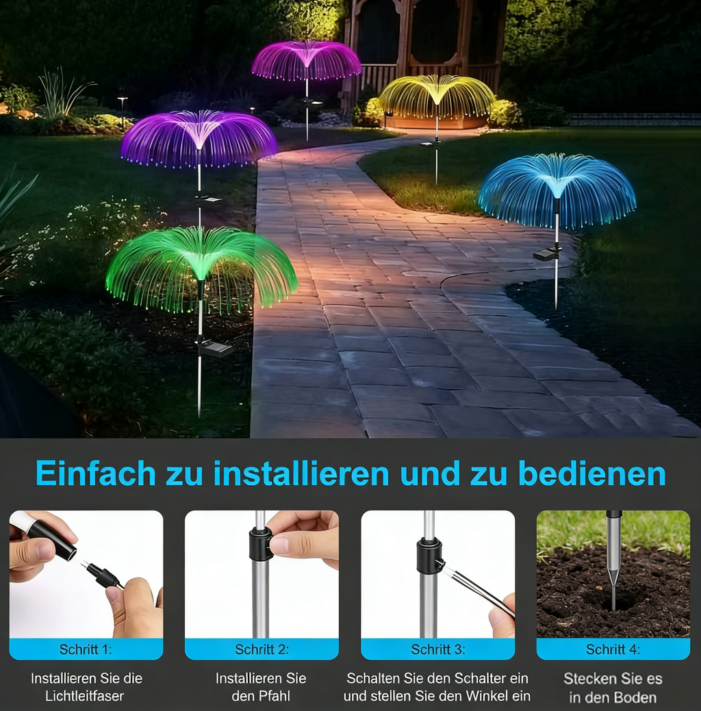 🔥Letzter Tag: 70 % Rabatt auf Solar-Gartenleuchten mit wechselnden Quallenmotiven