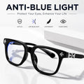 ANTI-Blue Light Gothic Cross Glasses Frames, Gothic/Punk/Cross/ Y2K Retro Style