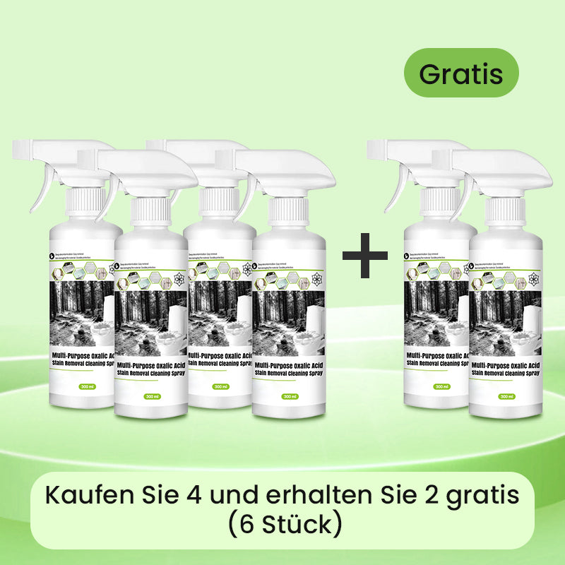 🔥Neujahrsangebot🌿Mehrzweck-Oxalsäure-Fleckenentfernungsspray🔥Kaufen Sie 2 und erhalten Sie 3 gratis✨