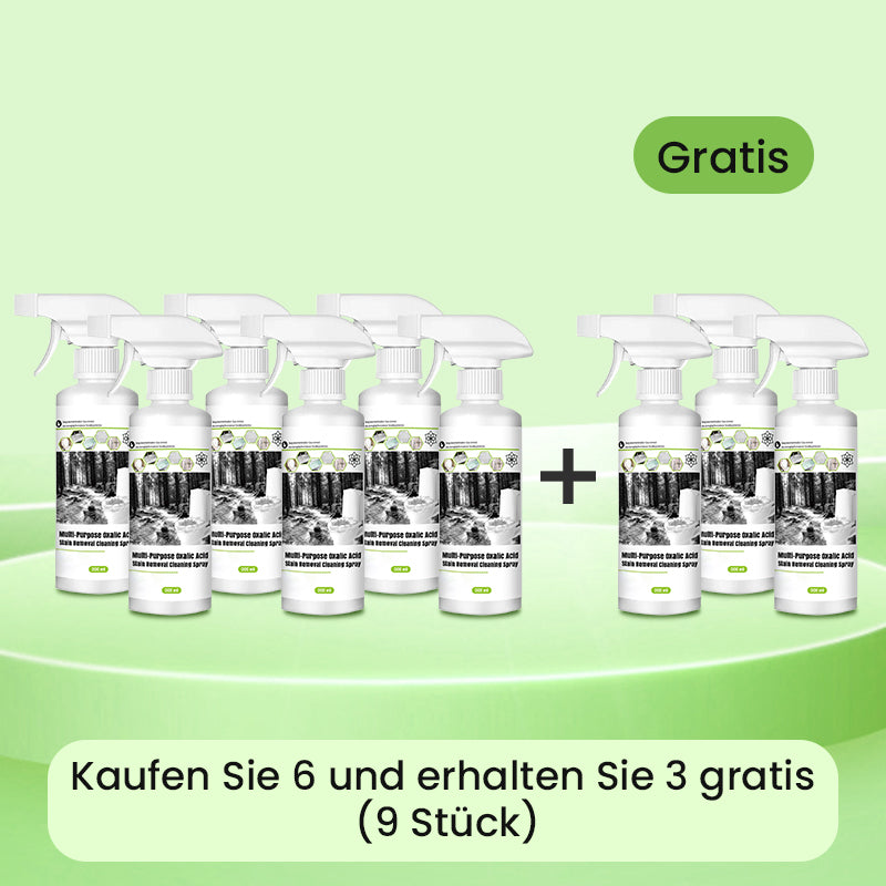 🔥Neujahrsangebot🌿Mehrzweck-Oxalsäure-Fleckenentfernungsspray🔥Kaufen Sie 2 und erhalten Sie 3 gratis✨