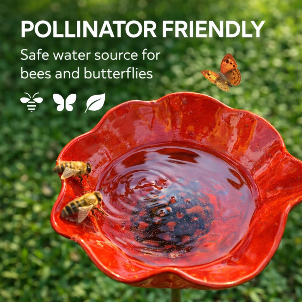 🔥Letzter Tag: 60 %-Handgefertigter Blumenstecker aus Metall für den Garten 🐦