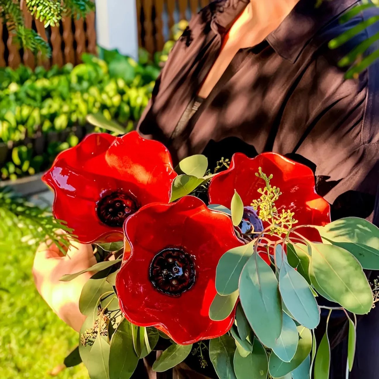 🔥Letzter Tag: 60 %-Handgefertigter Blumenstecker aus Metall für den Garten 🐦