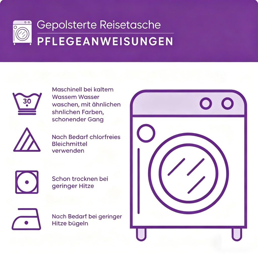 Gesteppte Reisetasche „Hippie Journey“