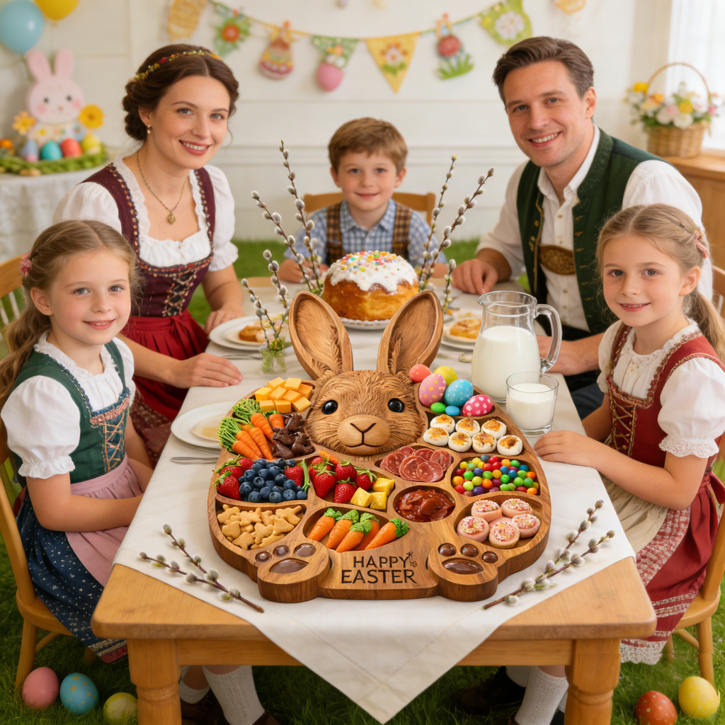 🐰💕Osterhasen-Holz-Charcuterie-Brett